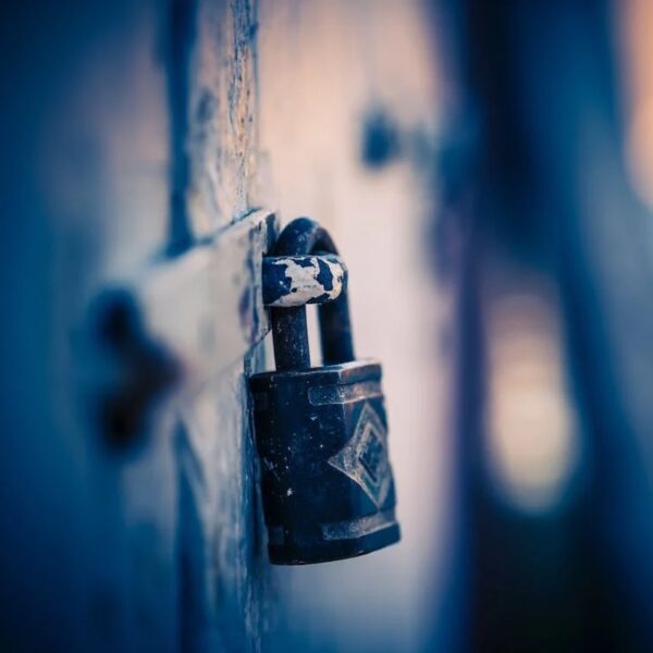 A lock on an Escape Room door